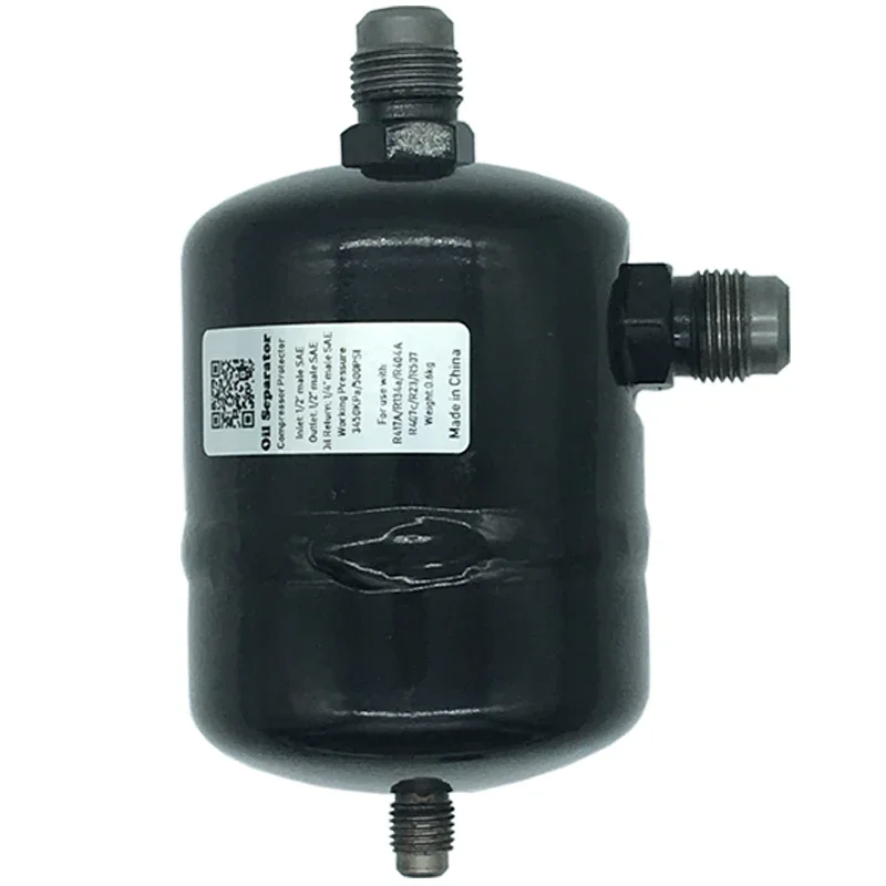 O separador de óleo com acelerador capilar é um design especial para pequenas freezers compressores