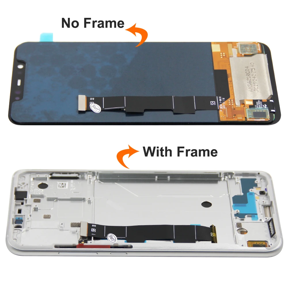 AMOLED For Xiaomi Mi 8 LCD Display For Xiaomi Mi8 Touch Screen Digitizer Screen Repair with Frame M1803E1A Screen Replace