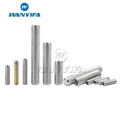Wanyifa 티타늄 알렌 헤드 육각 소켓 잭 그럽 컵 포인트 세트 나사, 자전거 오토바이, M4, M7