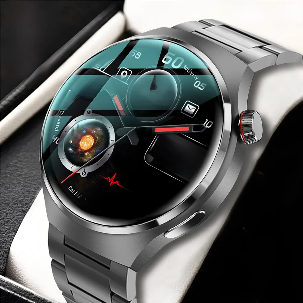 Für HUAWEI GT4 Pro GPS NFC Smart Uhr Männer 360*360 AMOLED Bildschirm Herzfrequenz Bluetooth Anruf