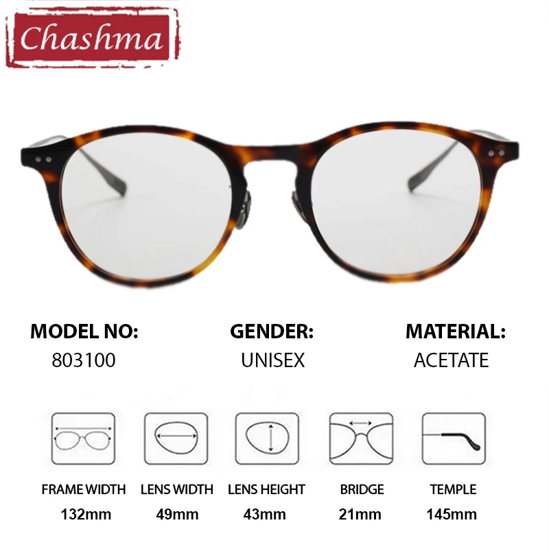 Chashma Prescription Glasses Round Fashion Acetate Women Optical Eyewear Spectacles For Recipe Myopia Reading Eyeglasses Frames