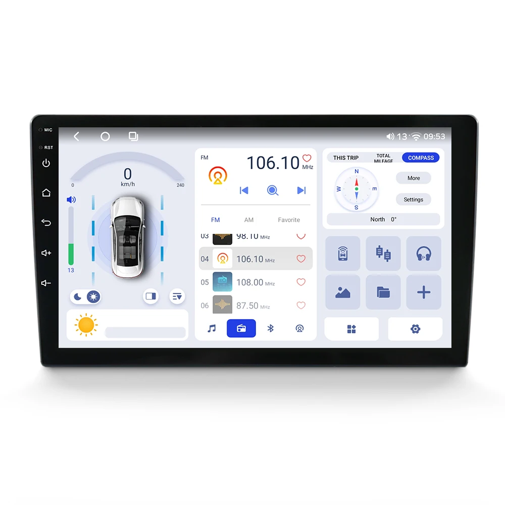MEKEDE X20 X30 9/10 Zoll Universal Autoradio UIS7865 Kabelloses Carplay Android AUTO Navigation GPS Multimedia-Videoplayer – Detail 8