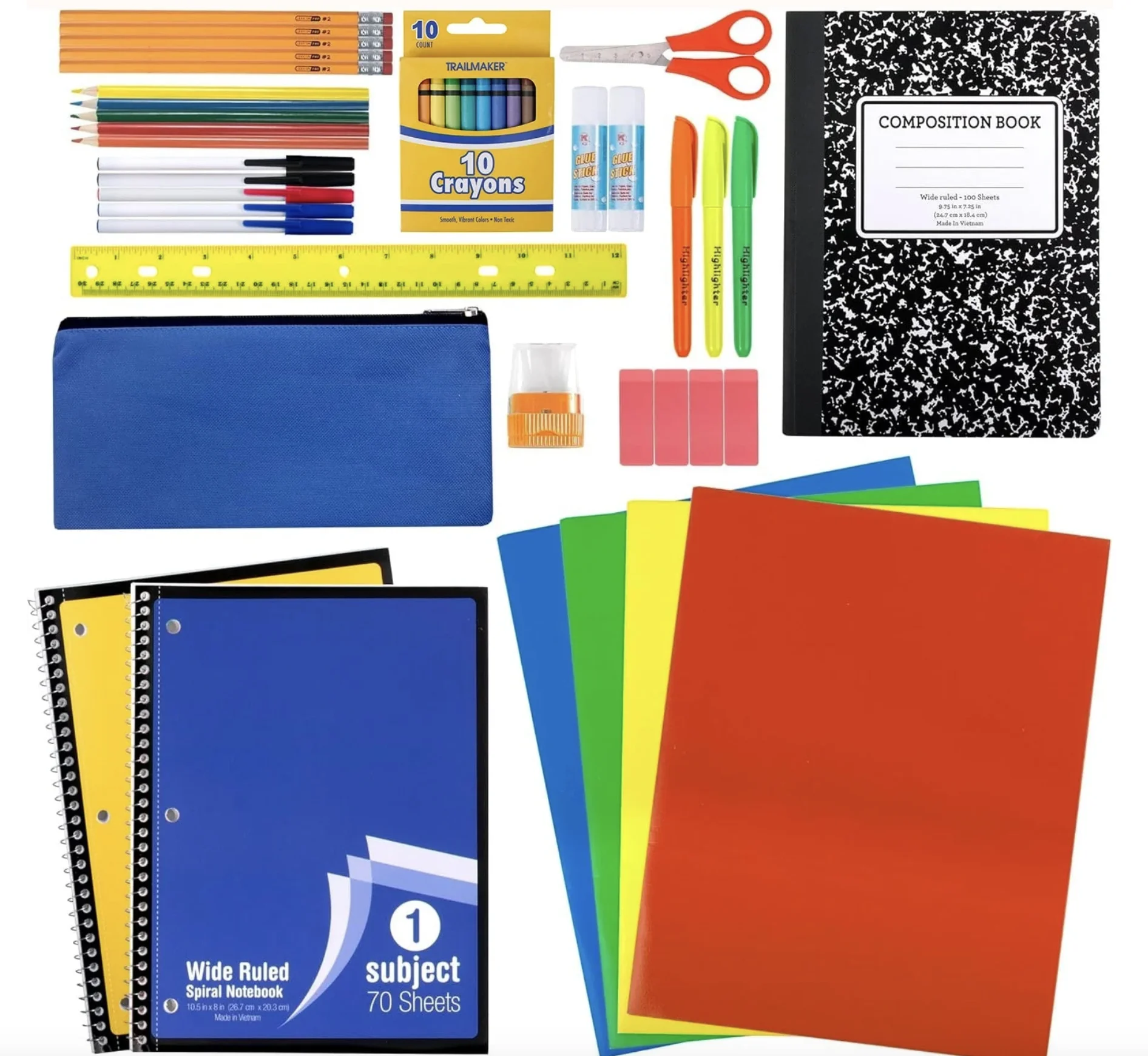 学用品45点セット