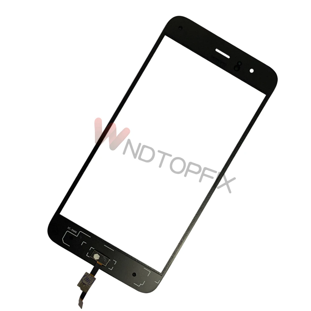 Outer Glass For Xiaomi Mi 6 Front Glass Outer Glass LCD Outer Panel Glass Replace For Mi 6 Touch Screen With Fingerprint Sensor