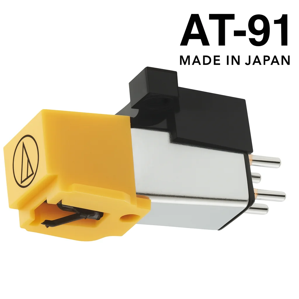 Oryginalny wkład Audio-Technica AT-91 MM |   Wyprodukowano w Japonii |   Wymiana igły gramofonowej Hi-Fi do gramofonu — zdjęcie produktu 6
