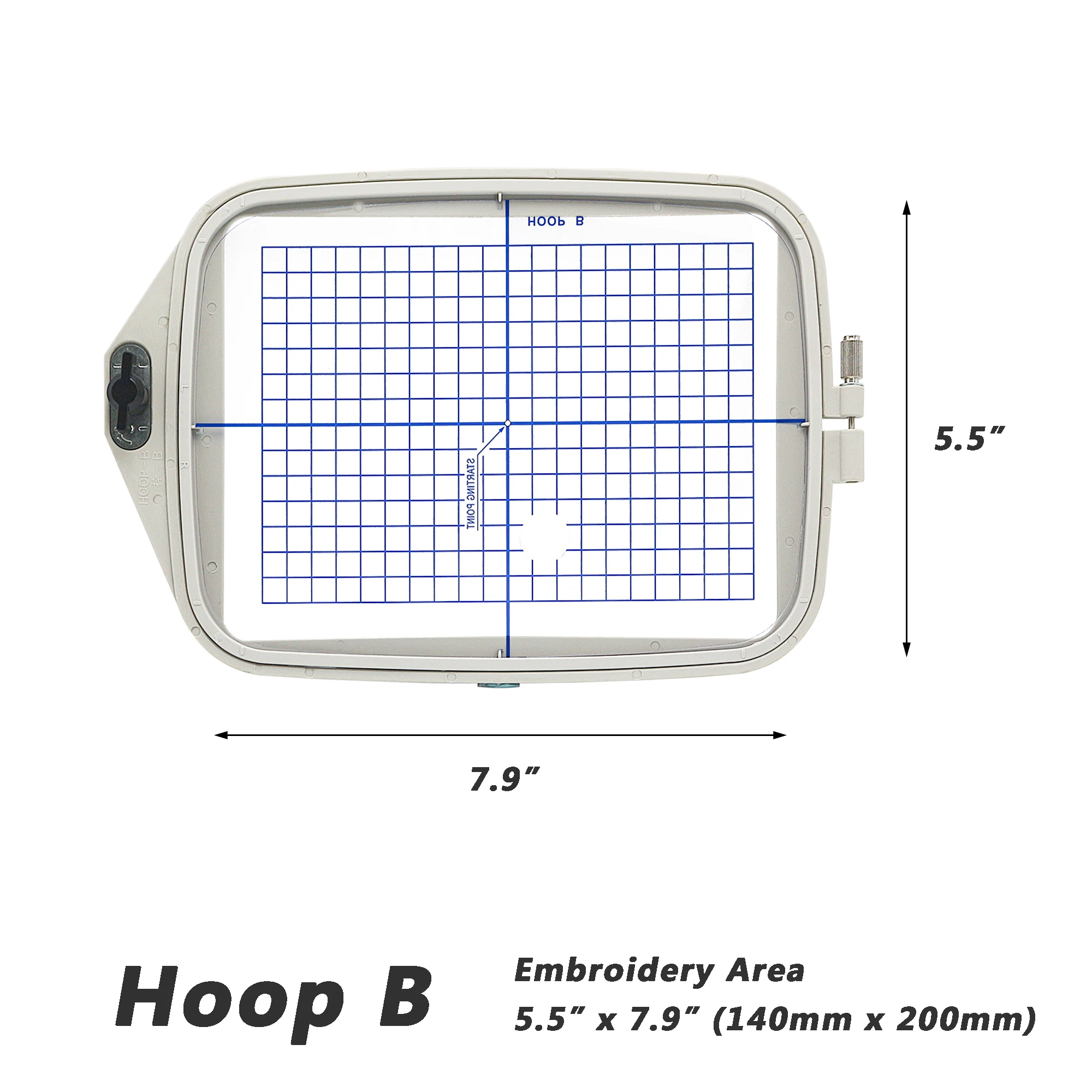 Embroidery Hoop for Janome, MC 350E, 300E, 9500, 9700 Memory Craft, DECO330, 340 Elna 820, 8200, 8300, 8600,  Machine Frame