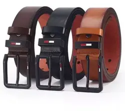 Ceinture carrée en alliage de cuir PU pour hommes, broche, noir, café, marron, environnement de taille, loisirs d'affaires, mode 2023