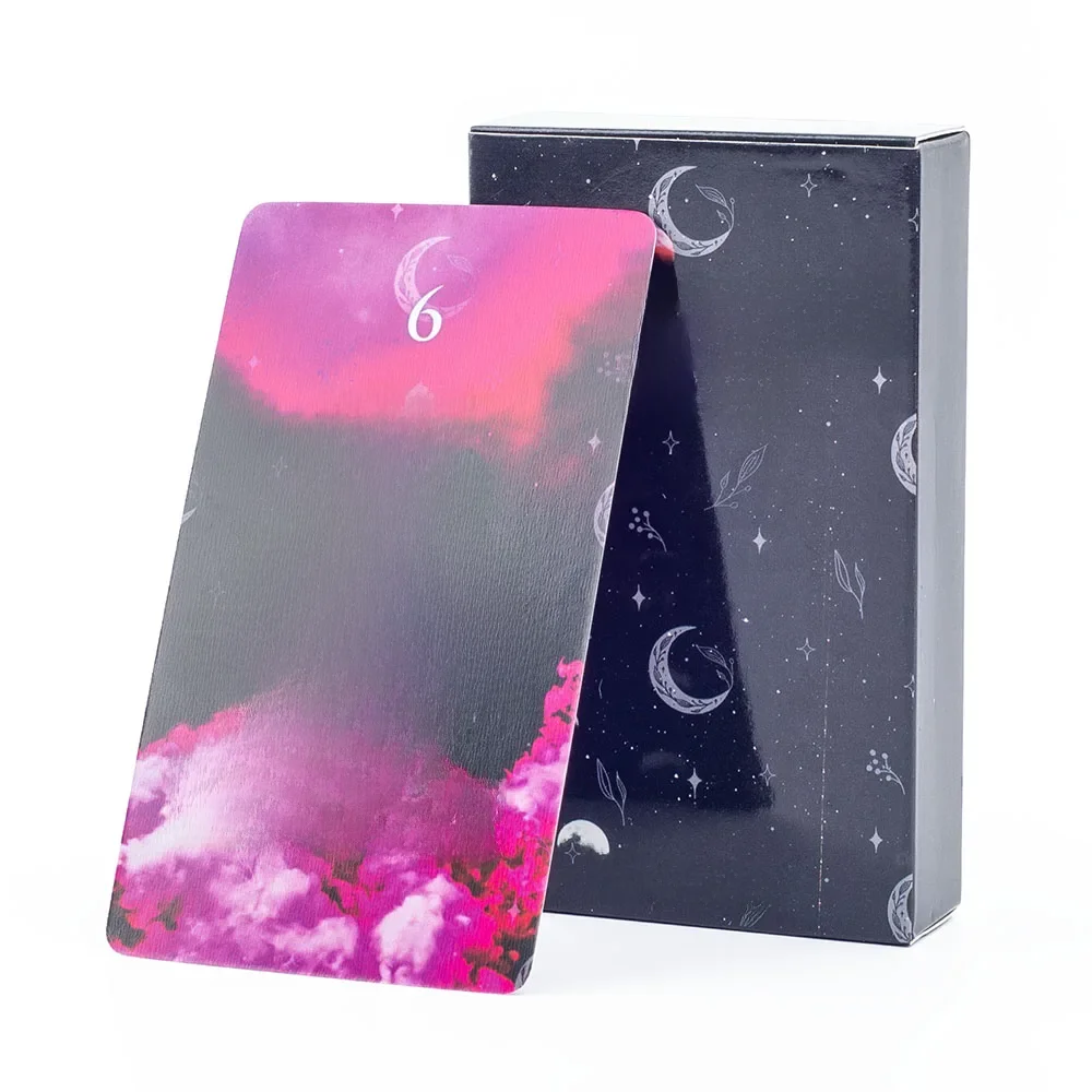 Jeu de société Oracle Moon mystique, 60 cartes avec significations pour SoulmateDivination, jouet de bureau, divertissement, loisirs