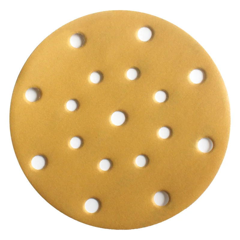 80-600 Grit Hook and Loop amplas Disc 150MM basah & kering amplas 17 lubang