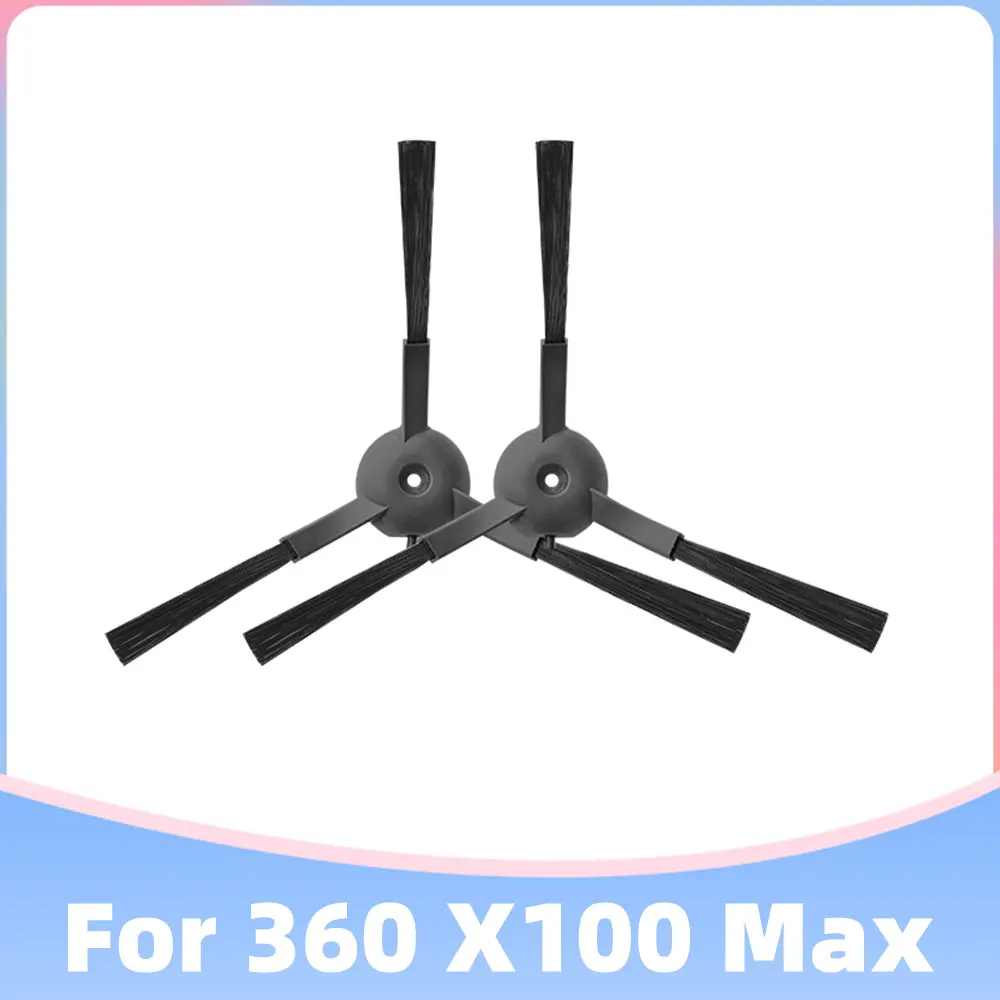 Compatible For Qihoo 360 X100 MAX Spare Part Main Side Brush Hepa Filter Robotic Vacuum Cleaner Replacement Accessory