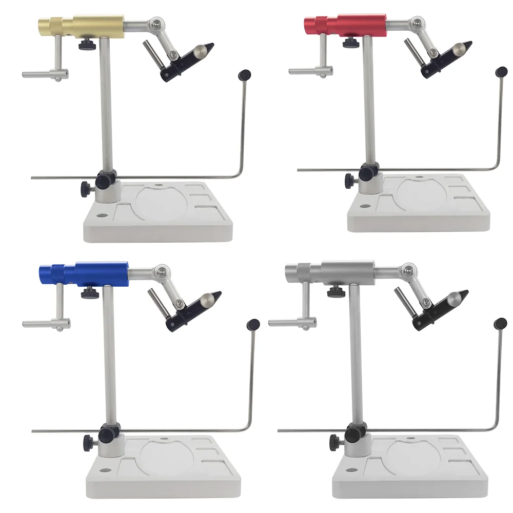 aventik fly tying vise projeto rotativo completo kit equipamento de pesca ajustavel moscas artificiais fazendo ferramenta base 264 gancho 01