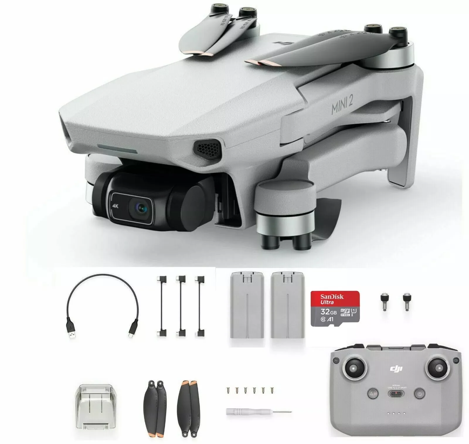 @,,,BEST 100% HOT DISCOUNT ORIGINAL BRAND NEW DJI Mini 2 Drone Ready To Fly 2 battery Bundle and Memory -Certified