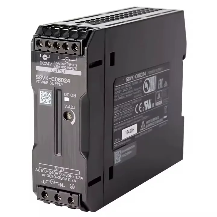 S8VK-C Series Power Supply – S8VK-C24024, S8VK-C12024, S8VK-C06024, S8VK-C48024 24VDC Industrial Switching Power Supply