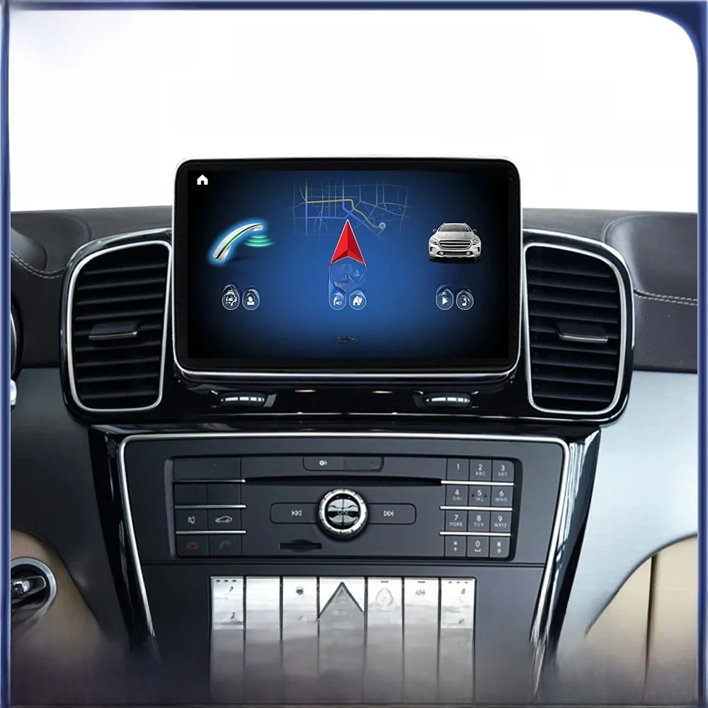 Snapdragon Android 13 For Mercedes Benz GLE W292 GLS X166 GLE320 2015 2019 CarPlay Car Radio GPS Navigation Multimedia HD Screen