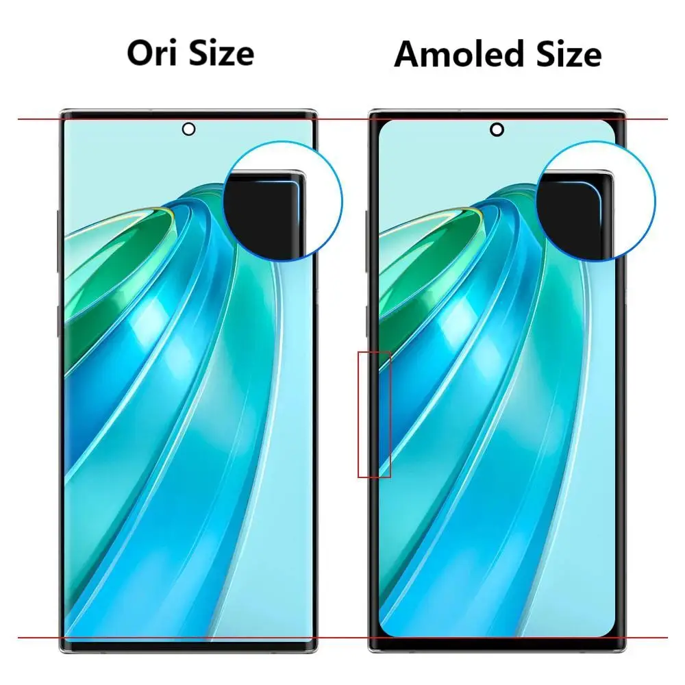Para samsung note 10 plus display 5g n976f n976b n976 para samsung