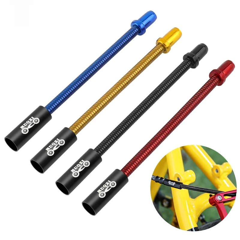 AliExpress MUQZI 2PCS Bike V Brake Noodles Stainless Steel Spring Brake Protector Cable Guide Bend Pipe Bicycle