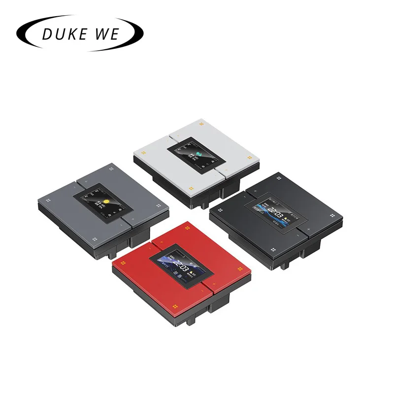 

Умный переключатель M9 Pro Tuya Zigbee, умный дом, автоматический переключатель сцены, затемнение, управление шторами, отображение времени и погоды