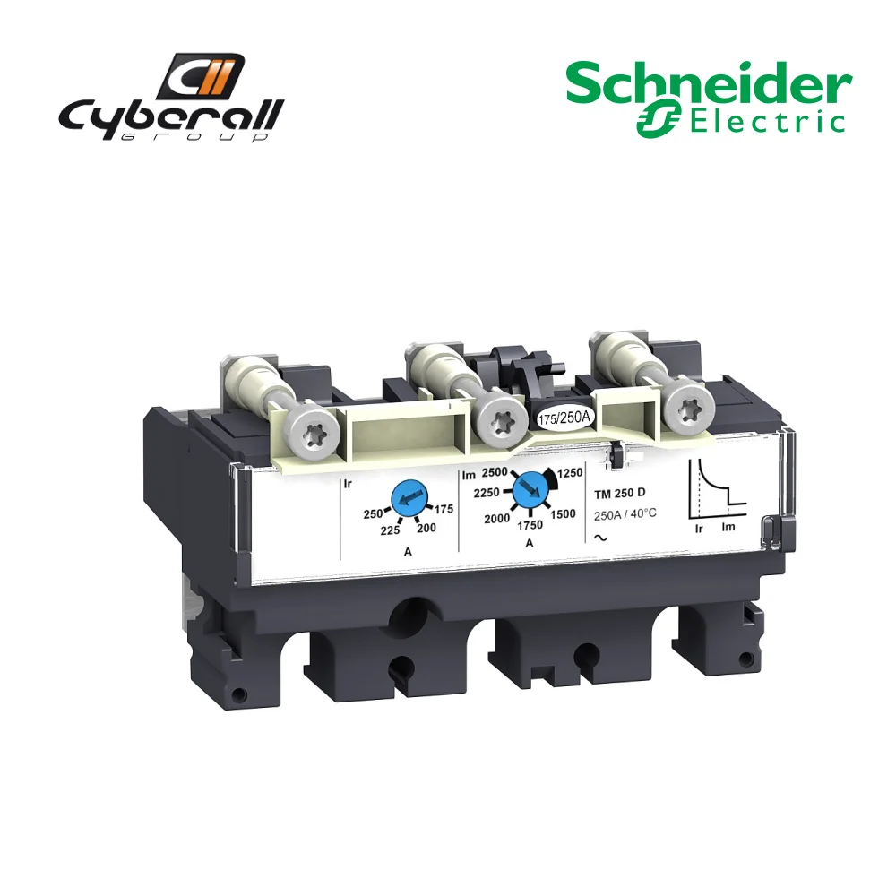 Schneider Electric-Cyberall-switch trigger unit TM100D 100A 3 pole 3D (NSX100) reference: LV429030