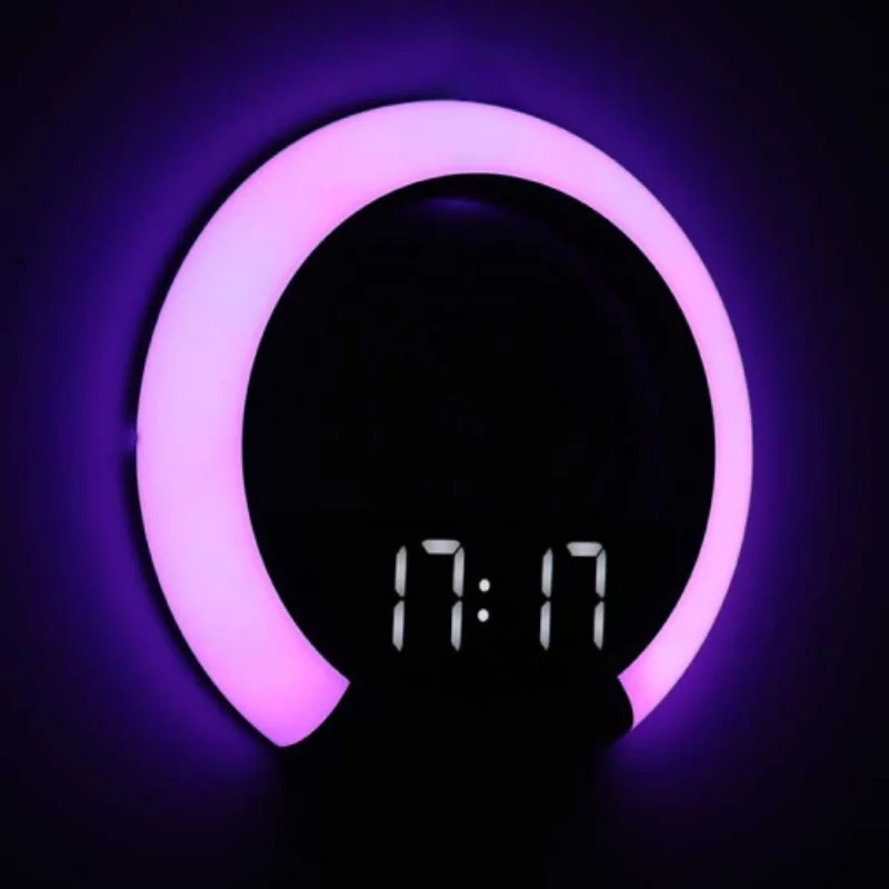 storylink Wall mounted LED smart wall clock living room interior digital mless electronic large office kitchen number clock smartphone application Control lsk