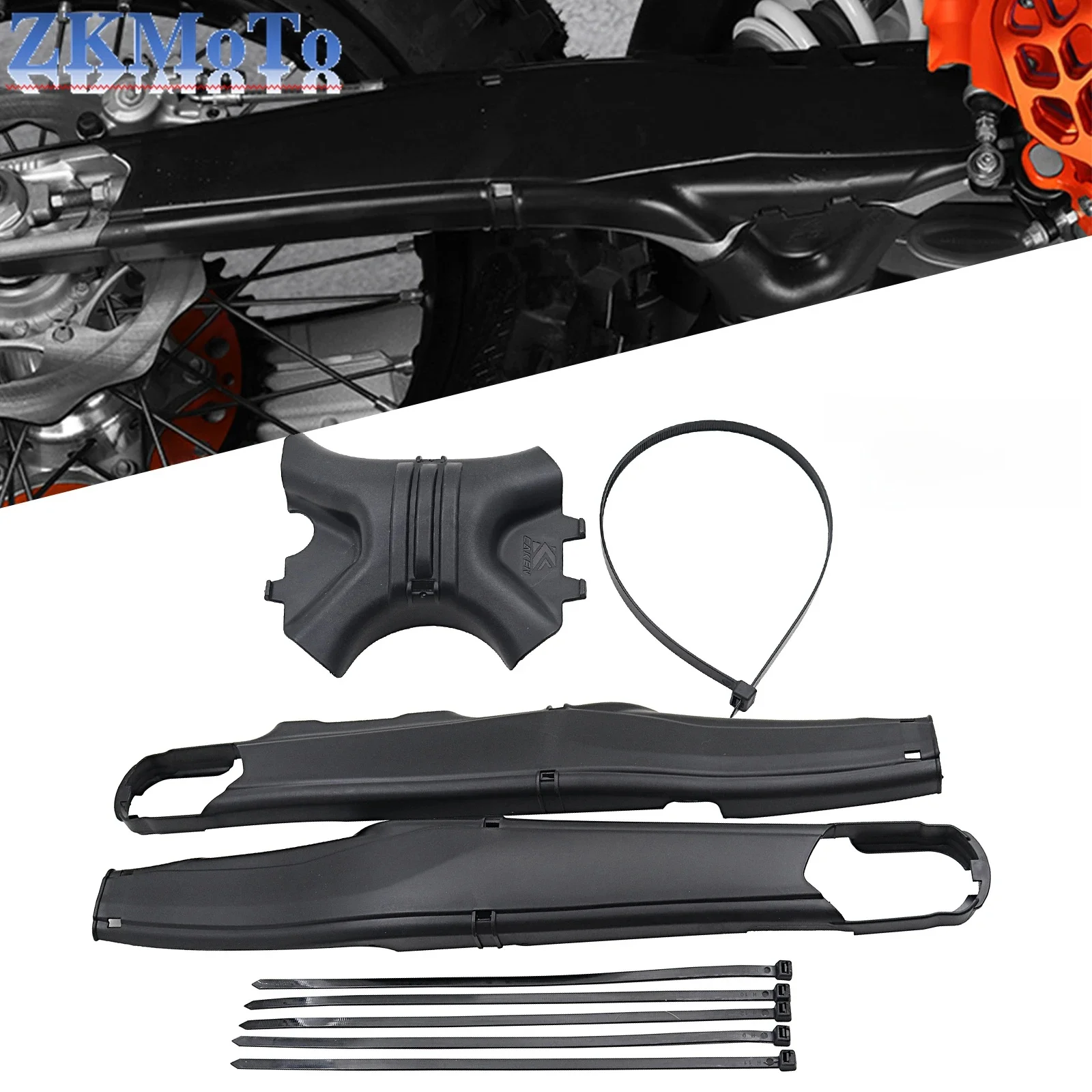 AliExpress Motorcycle Swingarm Swing Arm Protector For KTM EXC EXCF XCW 150 250 300 450 2024 Motocross Mountain Bike Universal Accessory