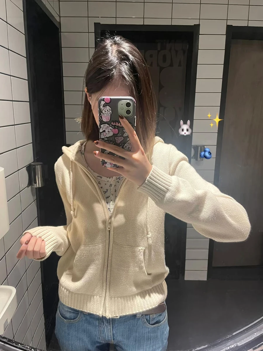 Милый однотонный вязаный карди – обзор и цена Crop Cardigan Vintage