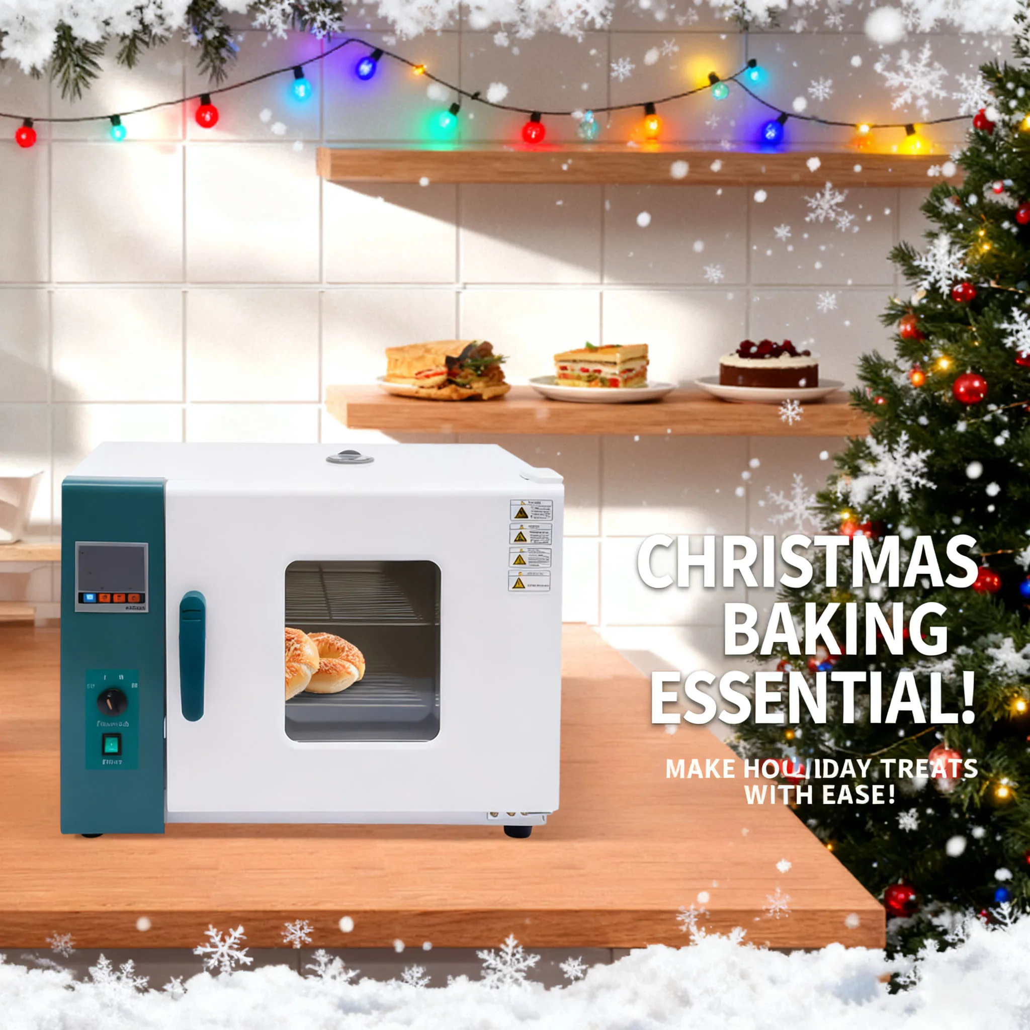 

45L/12Gal 1000W 110V White, Green Side-open Door Constant Temperature Blower Drying Oven for Drying Baking Wax Melting