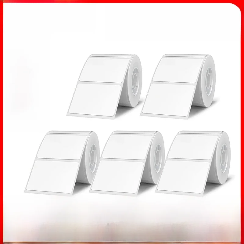 Niimbot B1 Adesivo Branco, Papel Impermeável, Etiqueta Adesiva, Anti-óleo, Fita B21 Mini Impressora