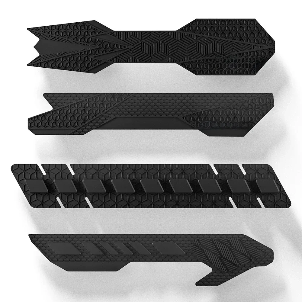 AliExpress 1PC Bicycle silicone chain protection sticker lower pipe protection chain sticker anti scratch sticker for mountain road vehicle