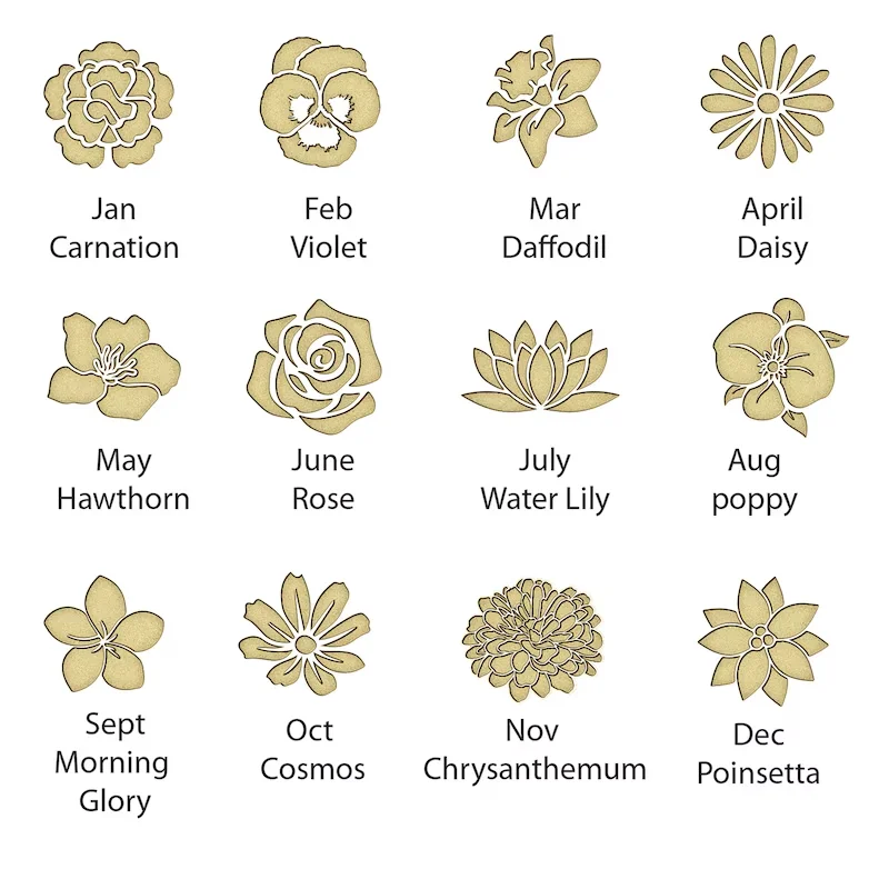 شخصية اسم قلادة 18K الذهب زهرة قلادة الفولاذ المقاوم للصدأ مجوهرات هدية للنساء عيد ميلاد عيد الميلاد الذكرى #3