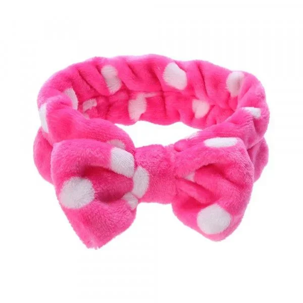 Soft Hair Band For Face Washing On Skincare And Makeup