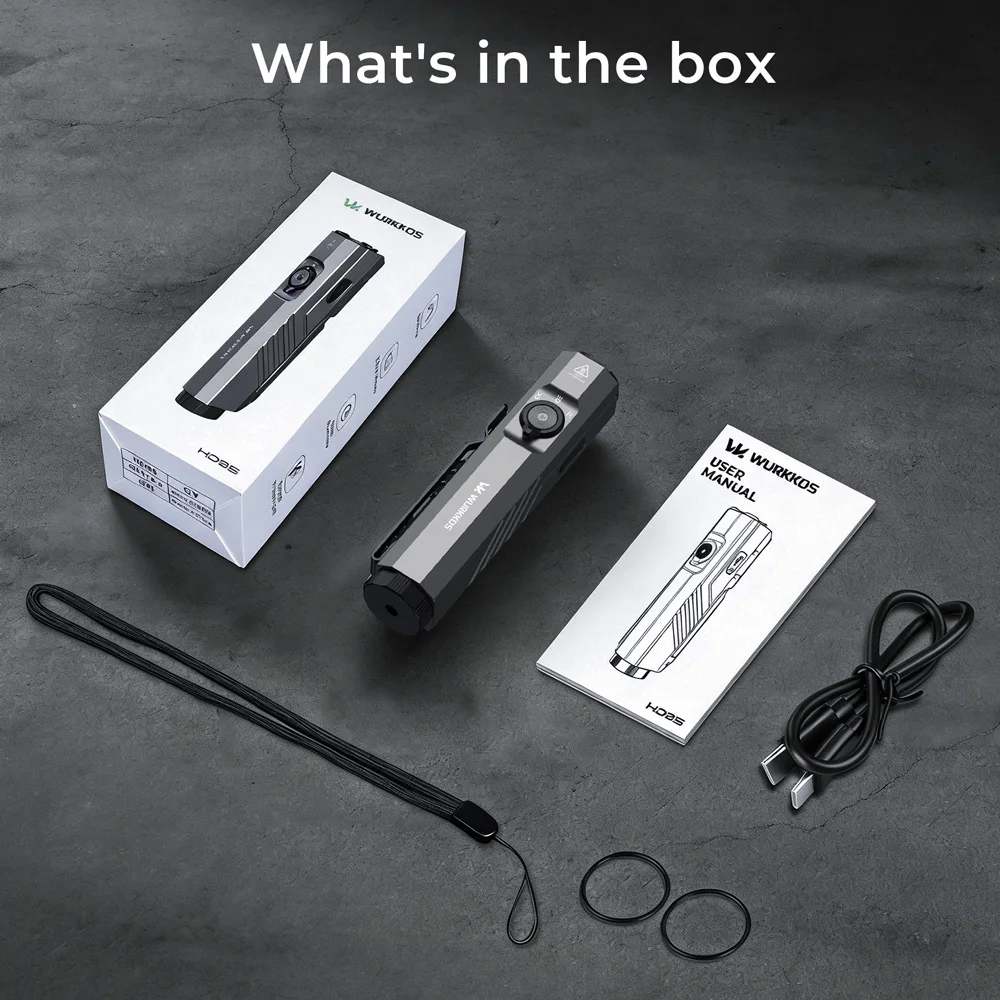 HD05 3100LM Rechargeable LED Flashlight for Hiking and Hunting