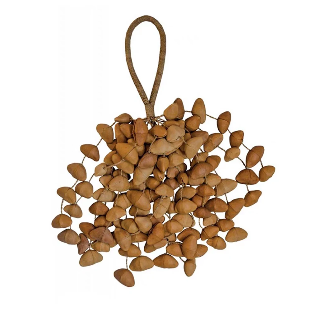 Hand Bell Sound Seed Shell Healing Yoga Instruments Natural Fruit Hand Wind Chime Ju ju/ Cha Cha/ Pangi Percussion Accessories