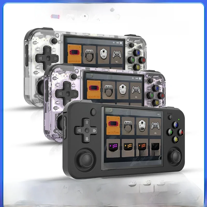ANBERNIC RG35XX H Handheld-Spielekonsole Linux 3,5 Zoll IPS-Bildschirm H700 Retro-Videospiele-Player 3300 mAh 64G 5528 Klassische Spiele