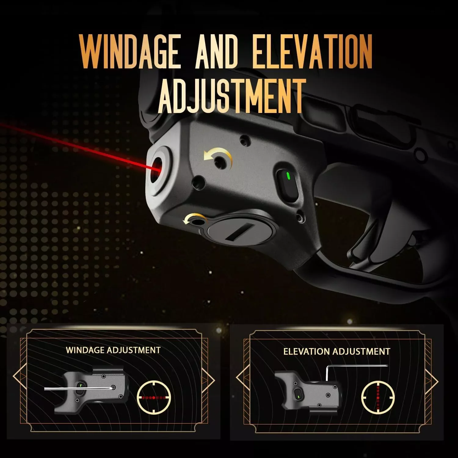 

Подходит только для Springfield Armory Hellcat (не подходит для Hellcat Pro), зеленый/красный свет, батарея в комплект не входит, WLS-118G, для правой руки, WLS-118.