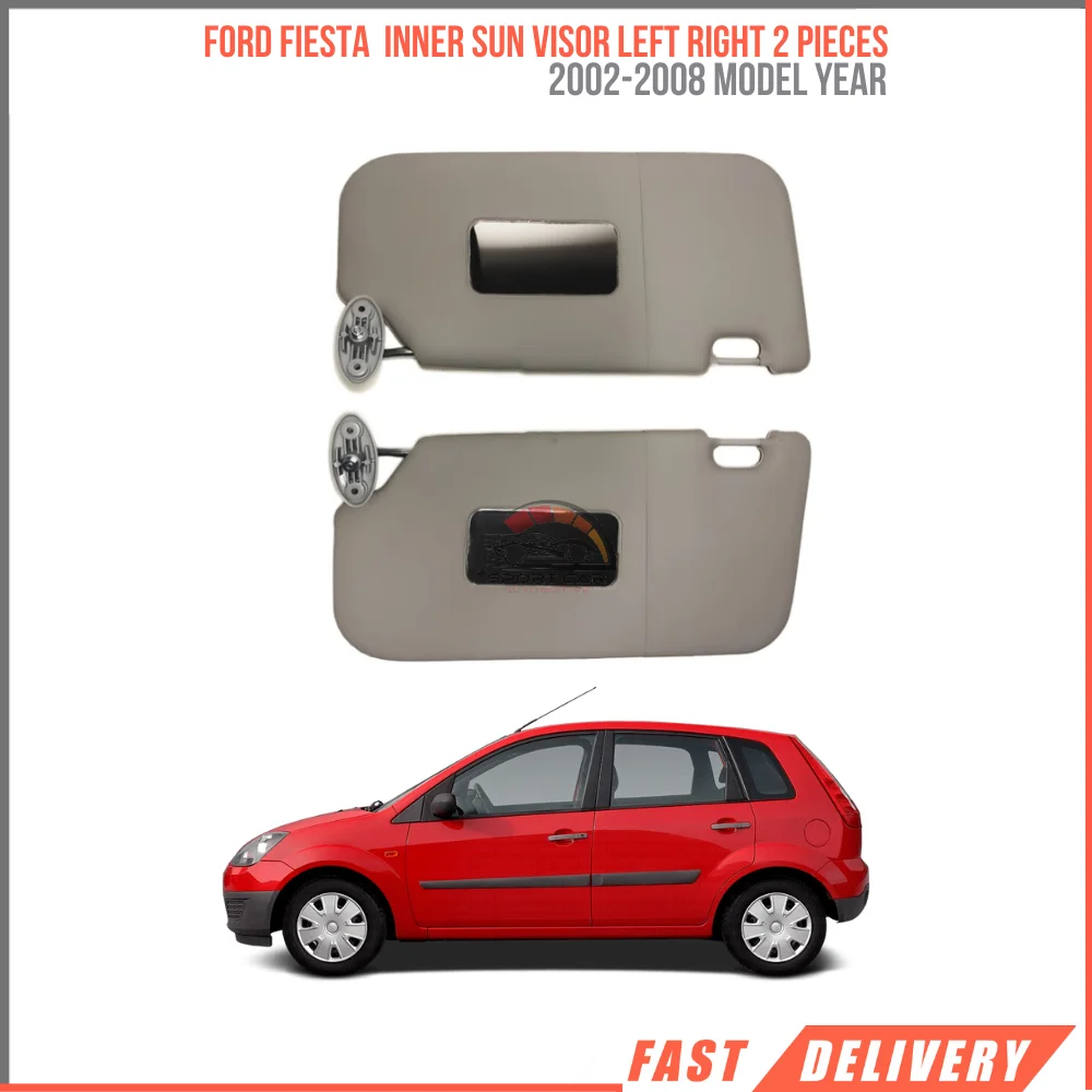 For FORD FIESTA 2002-2008 Inner Sun Visor Left Right 2 Pieces Protection Car Accessories Spares Parts