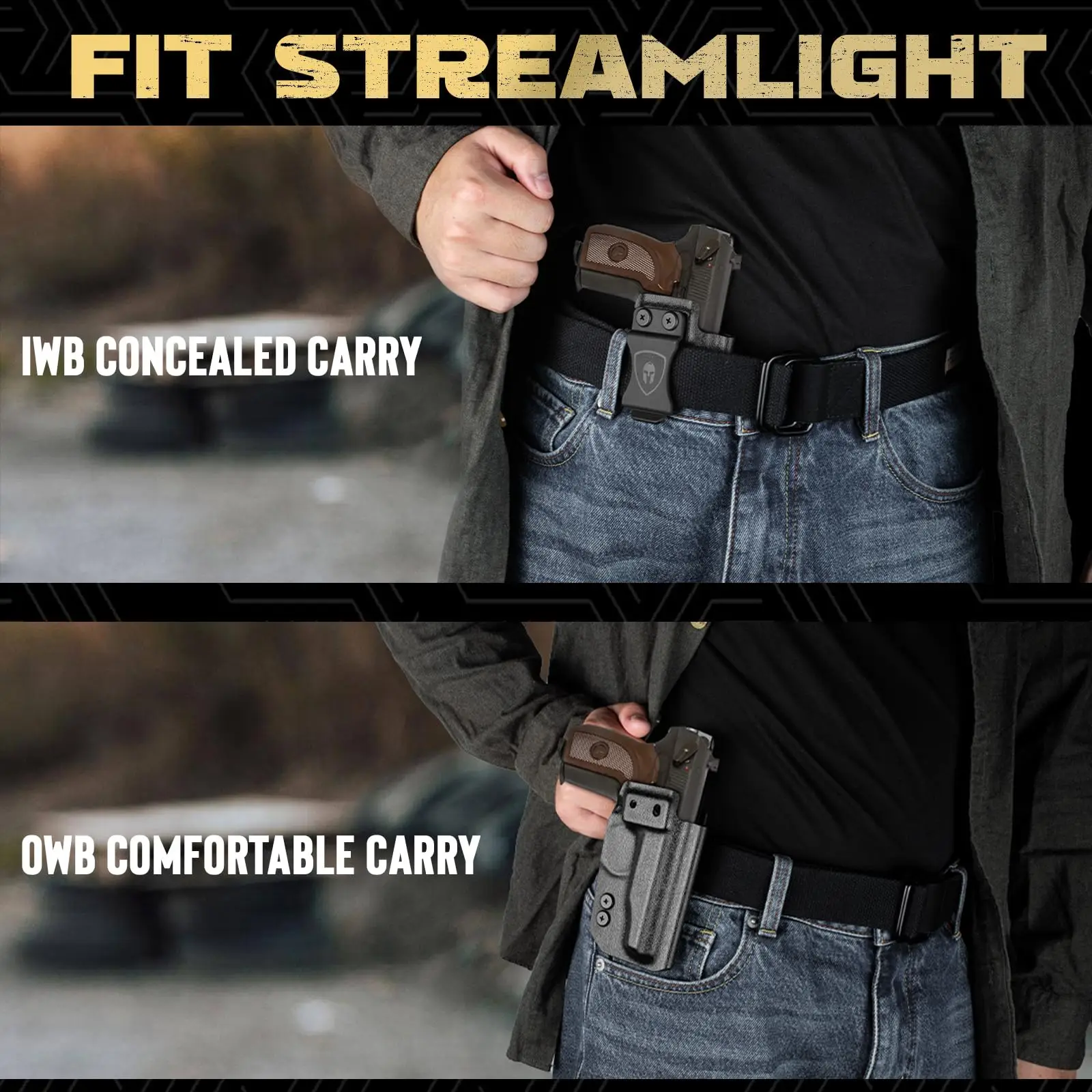 Only Compatible with Makarov MP Pistol,IWB Kydex Holster w/Claw Optics Cut,Inside Waistband Concealed Carry Holster,Right Hand