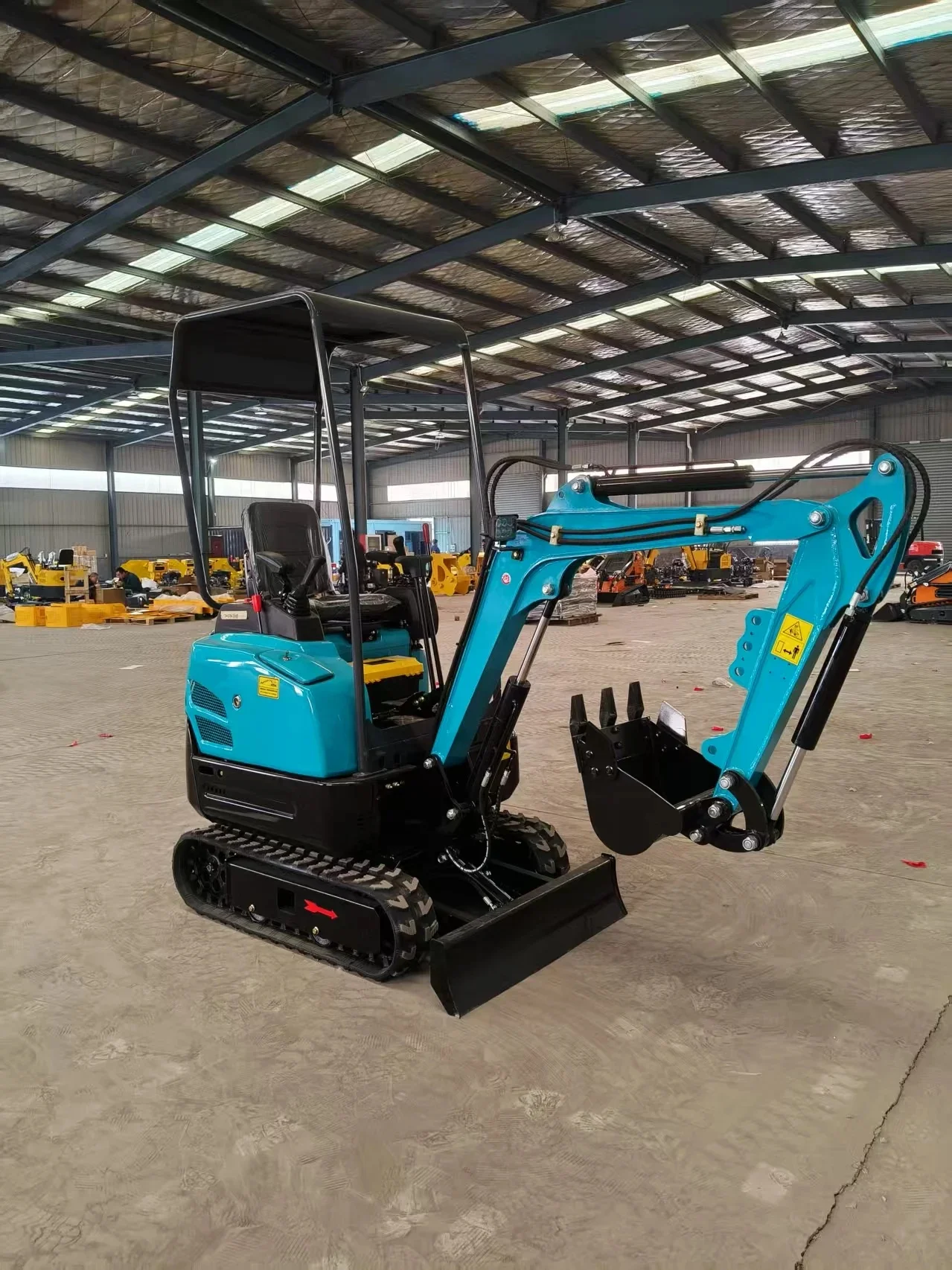 Mini Graafmachine 1.5 ton Gratis Verzending Mini Hydraulische Graafmachine Chinese Micro Digger minibagger Kubota Micro Bagger diesel graver - afbeelding 2