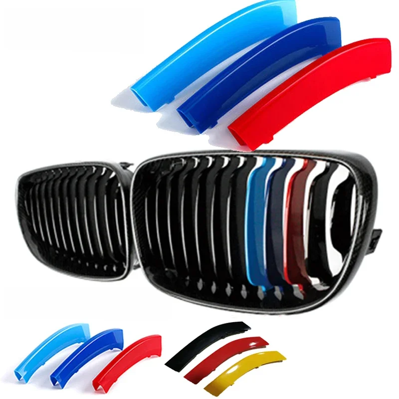Bandes de garniture de calandre avant, pour BMW série 2 4 6 1 F20 E87 F40 F21 E81 E82 E88 F22 F45 F46 F33 F32 F36 F12 F13 F06 G32 F01 F02 G11