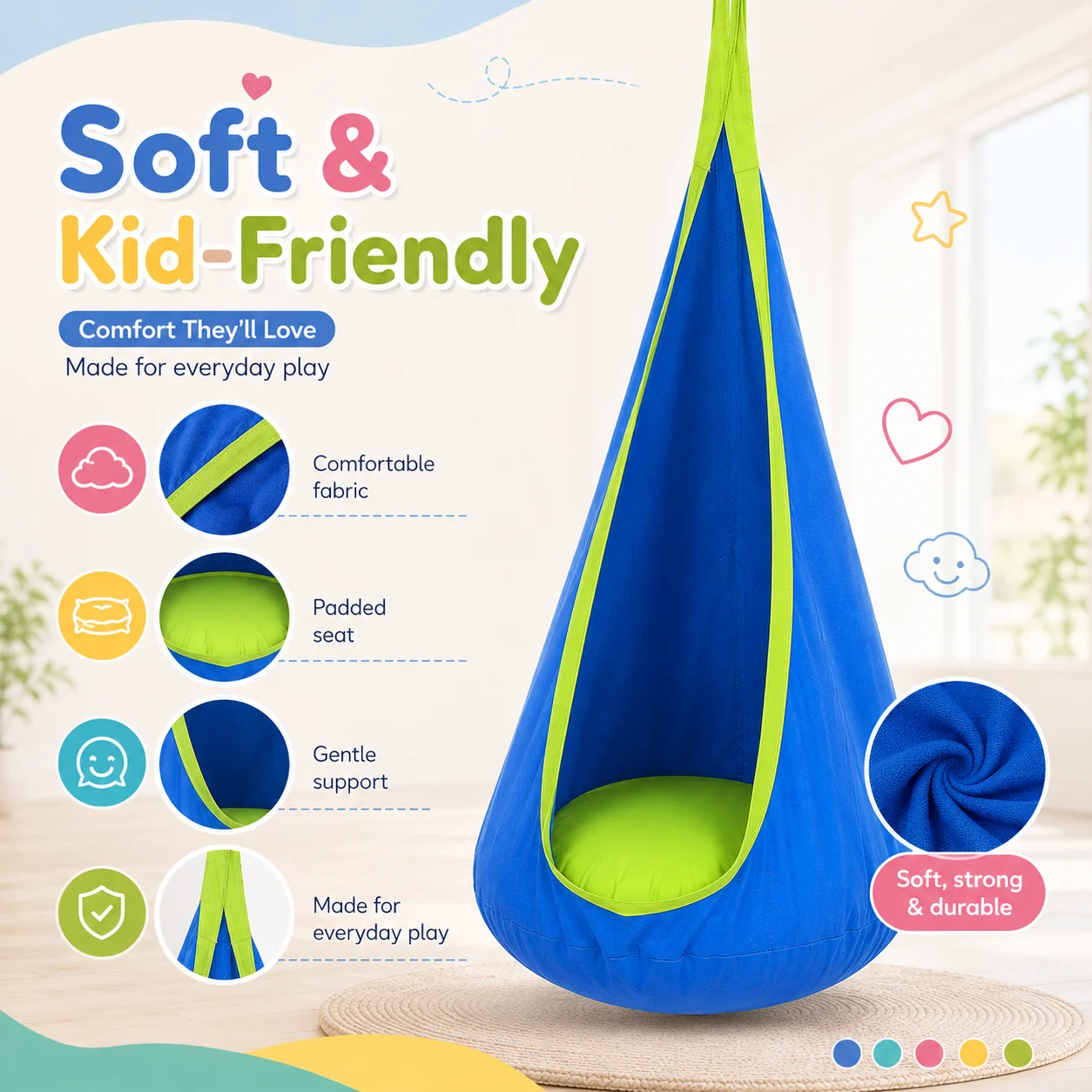 Chaise suspendue sensorielle p - Kids Outdoor Lawn Chair avis et prix