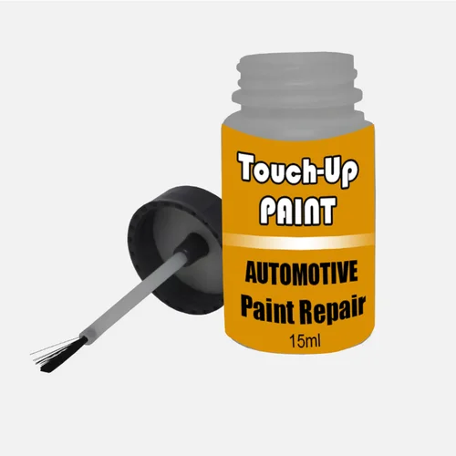 Imagen 2 del producto Pintura de retoque de rueda automotriz (con cepillo), pluma de reparación de arañazos de llanta negra plateada, accesorios para el cuidado de la pintura