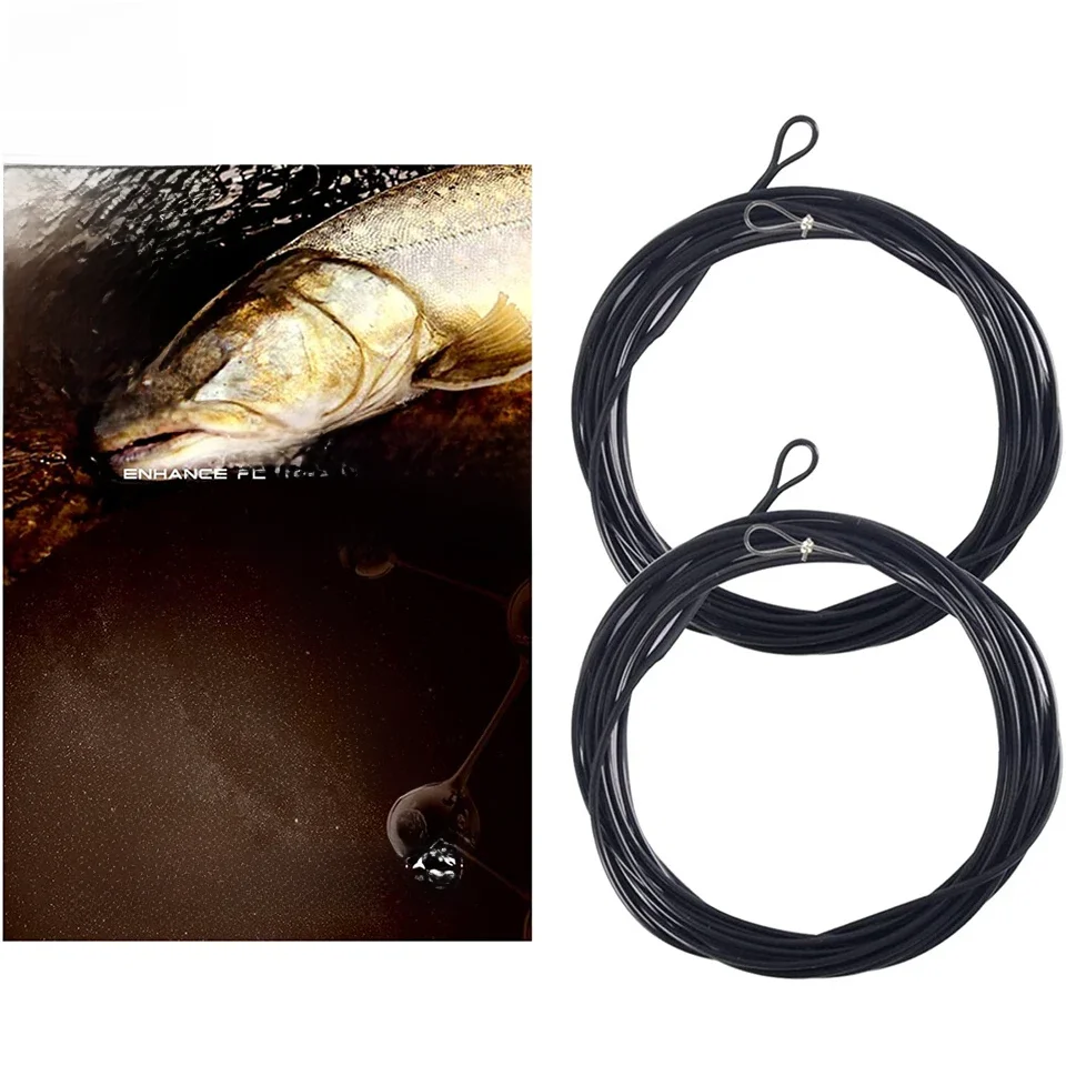 Maximumcatch 2 szt. 7-10 stóp 12-25lb rdzeń monofilamentowy wędkarstwo muchowe Poly żyłka prowadząca 3-6ips pływająca/tonąca żyłka wędkarska — zdjęcie 2