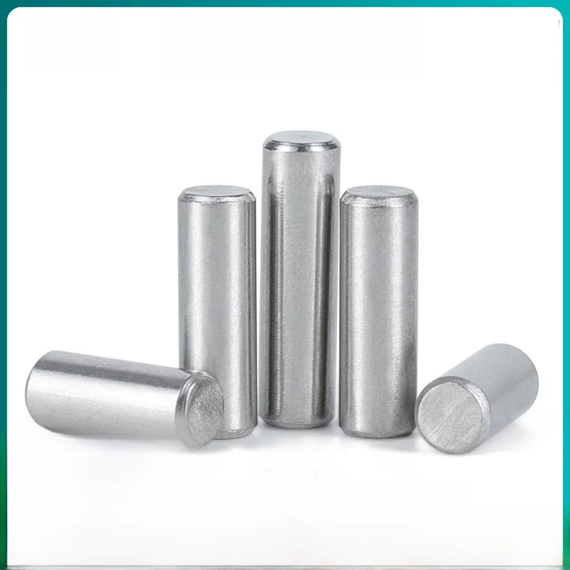 M1 M1.5 M2 M2.5 M3 M4 M5 M6 M8 M10 cheville de localisation à broche cylindrique 304 tige solide à arbre fixe en acier inoxydable GB119 4 ~ 100mm