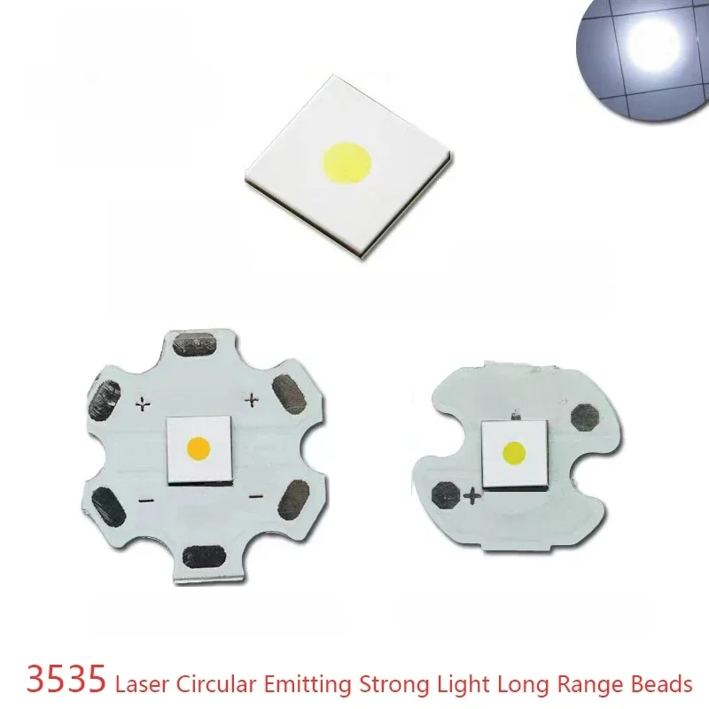 Wysoka moc 3535 SMD LED płaski biały laserowy koralik LED 3v 8w biały ciepły biały LED spawanie 16 20mm LED PCB latarka reflektor — zdjęcie 2