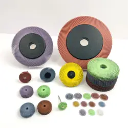 High Quality Muti-color DB150 6inch Radial Bristle Disc For Surface Treatment Polishing Deburring Light Sanding