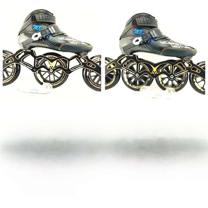 Marathon Inline Speed Skates Frame Racing Base 4 Wheel 90mm 100mm 110mm Transfer 3 Wheels 100mm 110mm 125mm Skating 165mm 195mm — zdjęcie 2