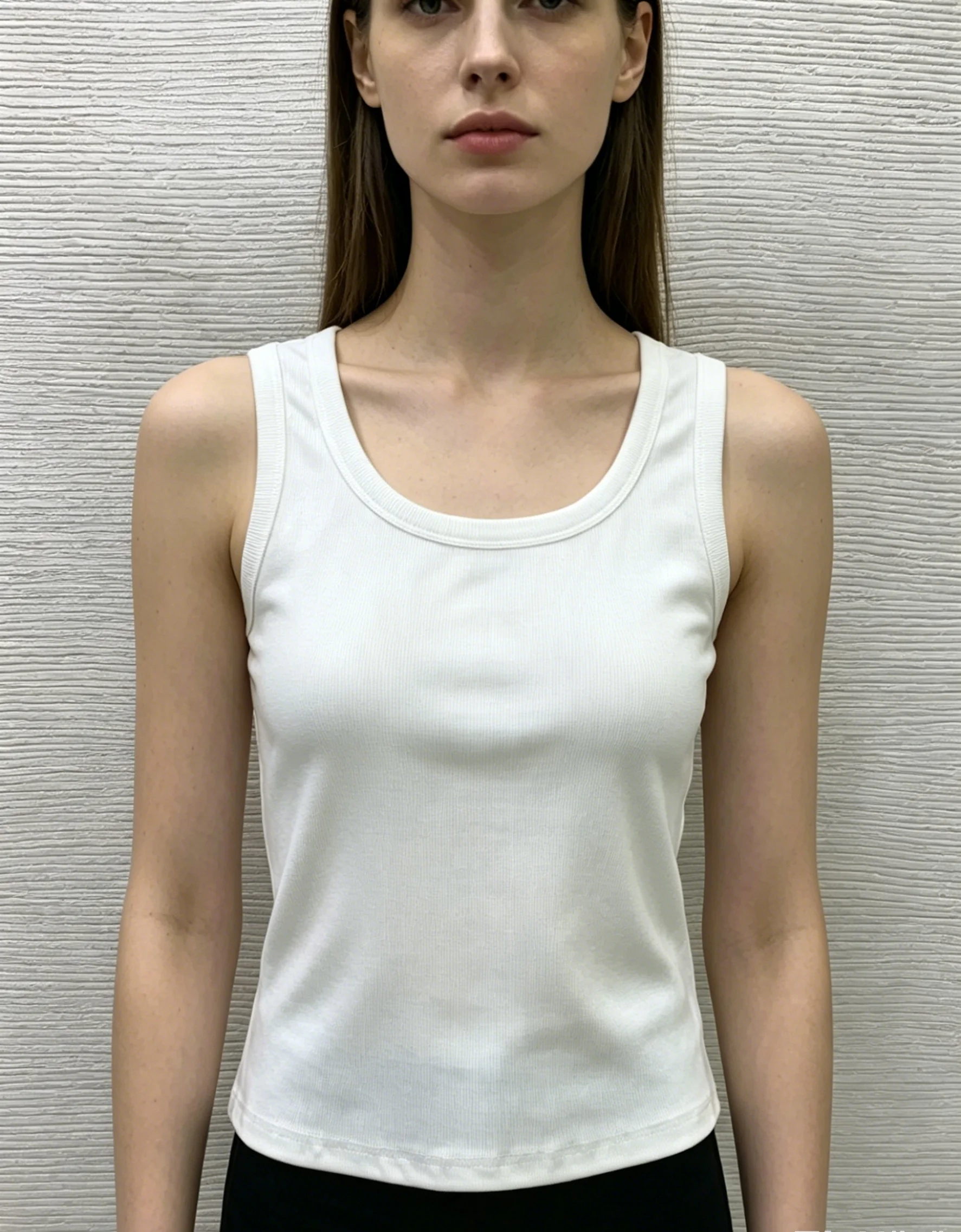 

26SS Spring/Summer26SS Spring/Summer Women's Slim-Fitting, Figure-Flattering Knit Cotton Sleeveless Vest LH088