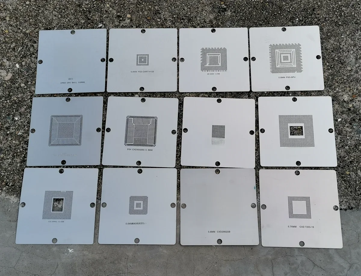 90*90 PS4 BGA reballing Stencil CXD90026G CXD2980BGB PS3-GPU CXD2992GB XD90025G CXD2999GG CXD90044GB D5305F CPS3-CPU CXD7203-15 — zdjęcie 2