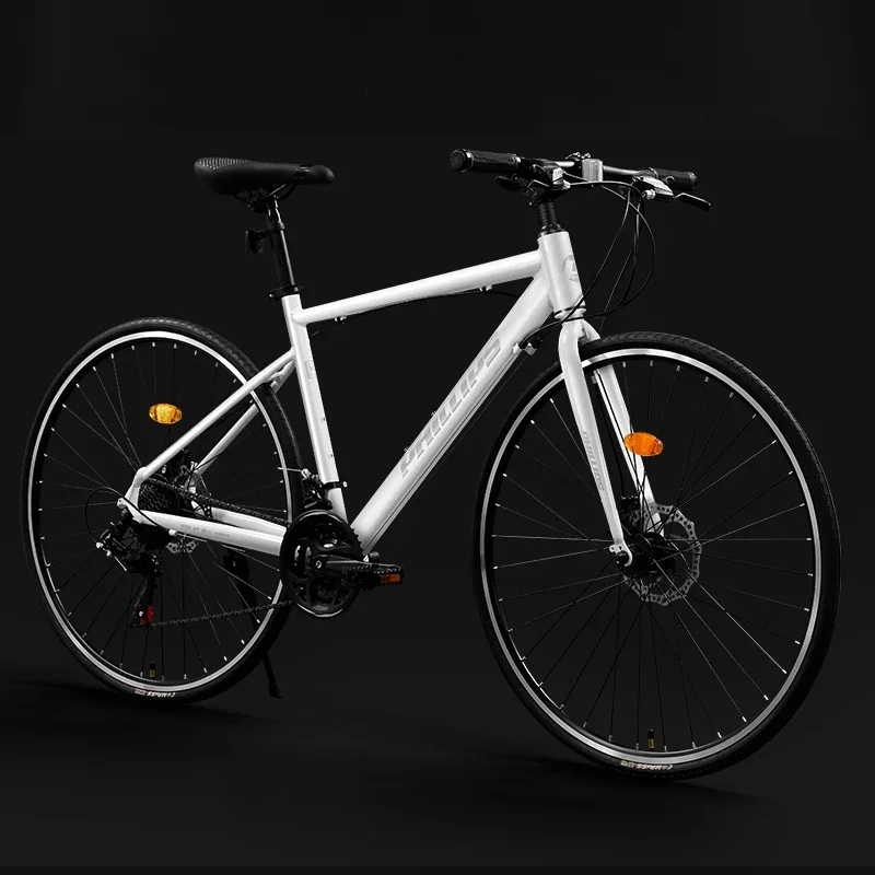 Gravel Bike Rennrad Fahrrad Aluminiumlegierung Rennrad, Scheibenbremse, 21 Gänge, 700 °C, für Studenten und Erwachsene