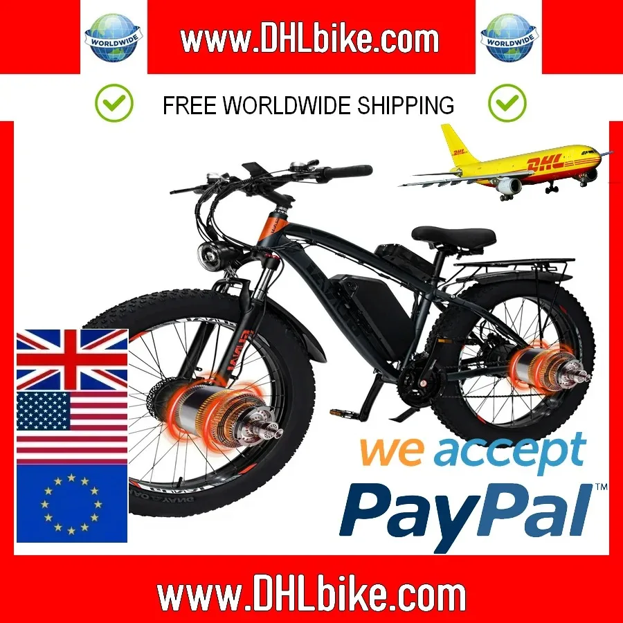 

2024 GUNAI GN88 Electric Bike For Adults,2000W Motor 26" E-Mountain Bicycle Commuter E-bike With 48V22AH Battery