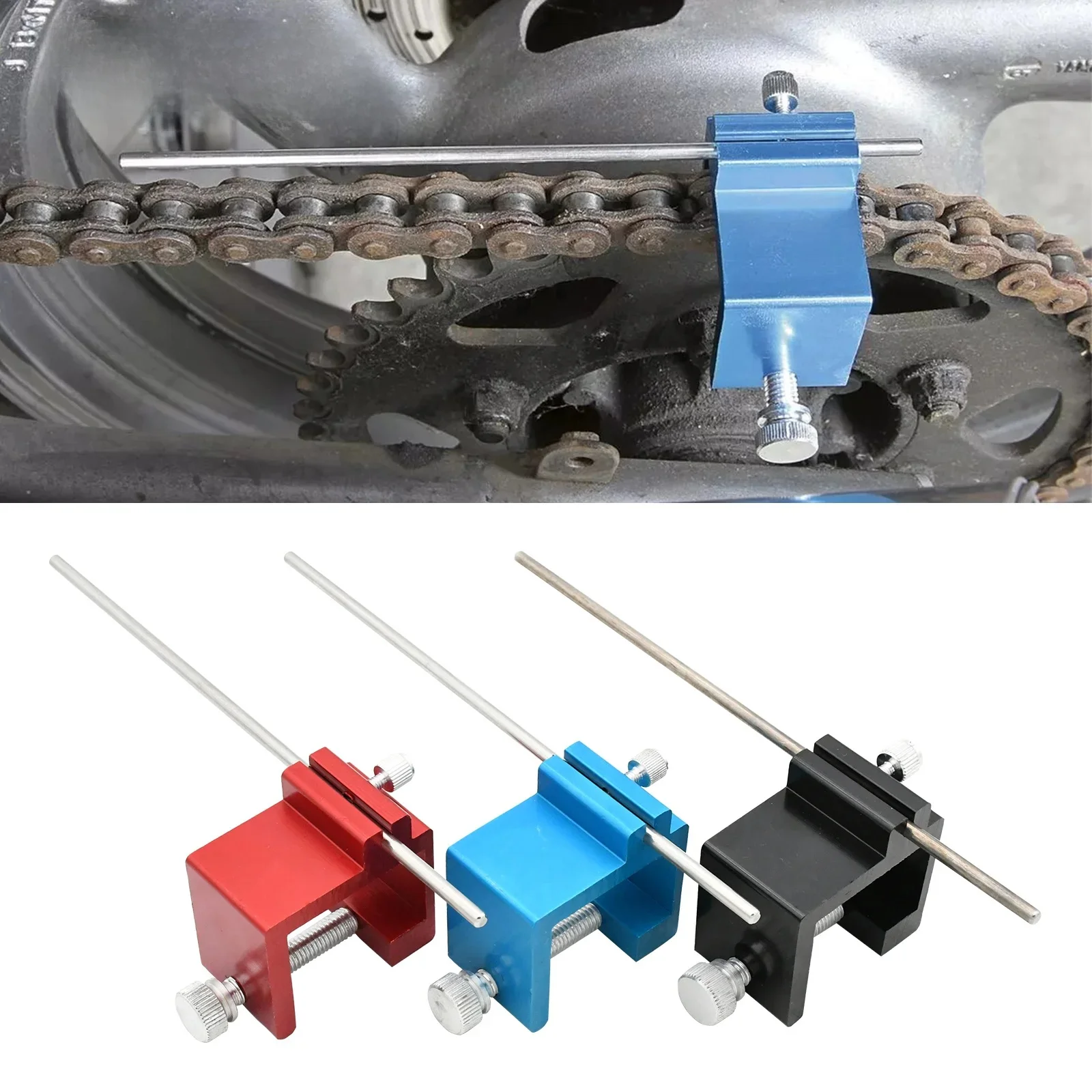 Outil universel d'alignement de pignon de chaîne de moto, outil d'alignement de chaîne ATV pour KTM Honda Yamaha Kawaasaki Suzuki Beta Ducati